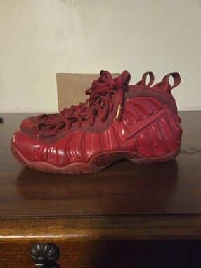 Nike Air Foamposite Pro Gym Red Men's Size 10.5 Pre Owned